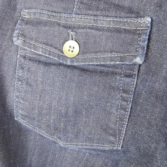 Eddie Bauer women's curvy denim trouser in dark wash size 10 - Picture 7 of 11